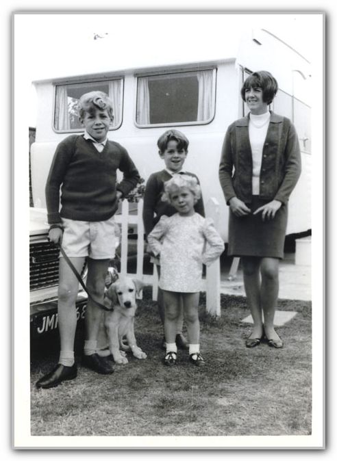 SJ with Tom & Douglas and her Mum UK